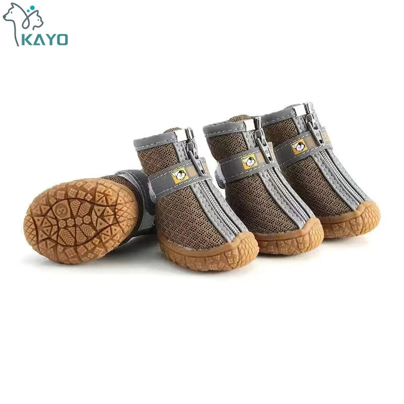 Atmungsaktive rutschfeste Hundeschuhe