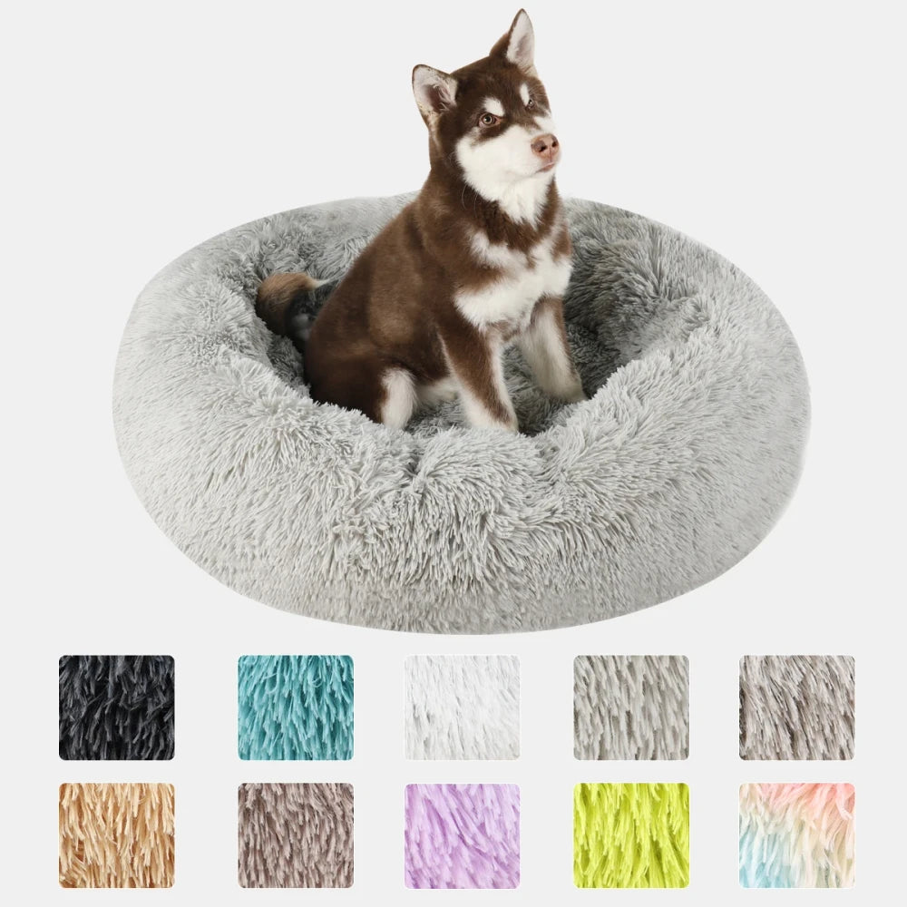 Donut Hundebett Plüsch